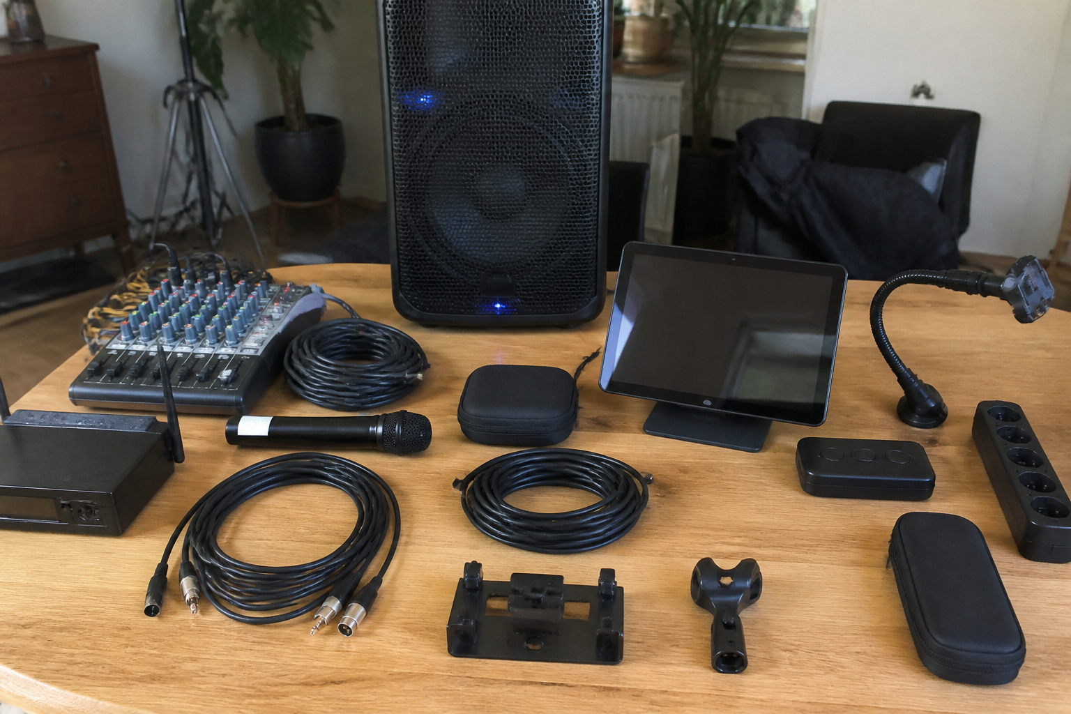 Apparatuur en setup voor backing tracks